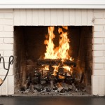 Fireplace parging